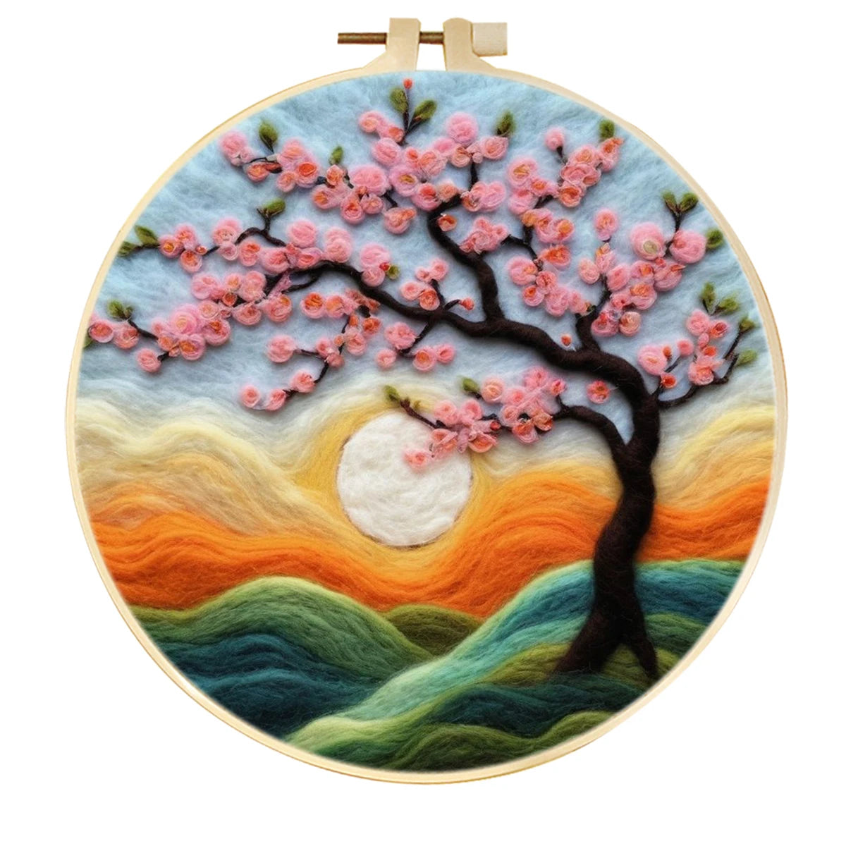Trees and Flowers Wool Felting Kits