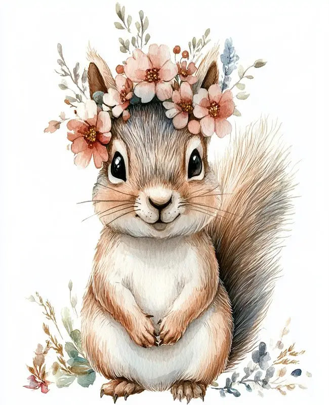 Cute Animals Paint By Number Kits - Perfect for a nursery and child's room