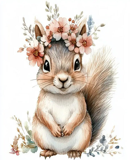 Cute Animals Paint By Number Kits - Perfect for a nursery and child's room