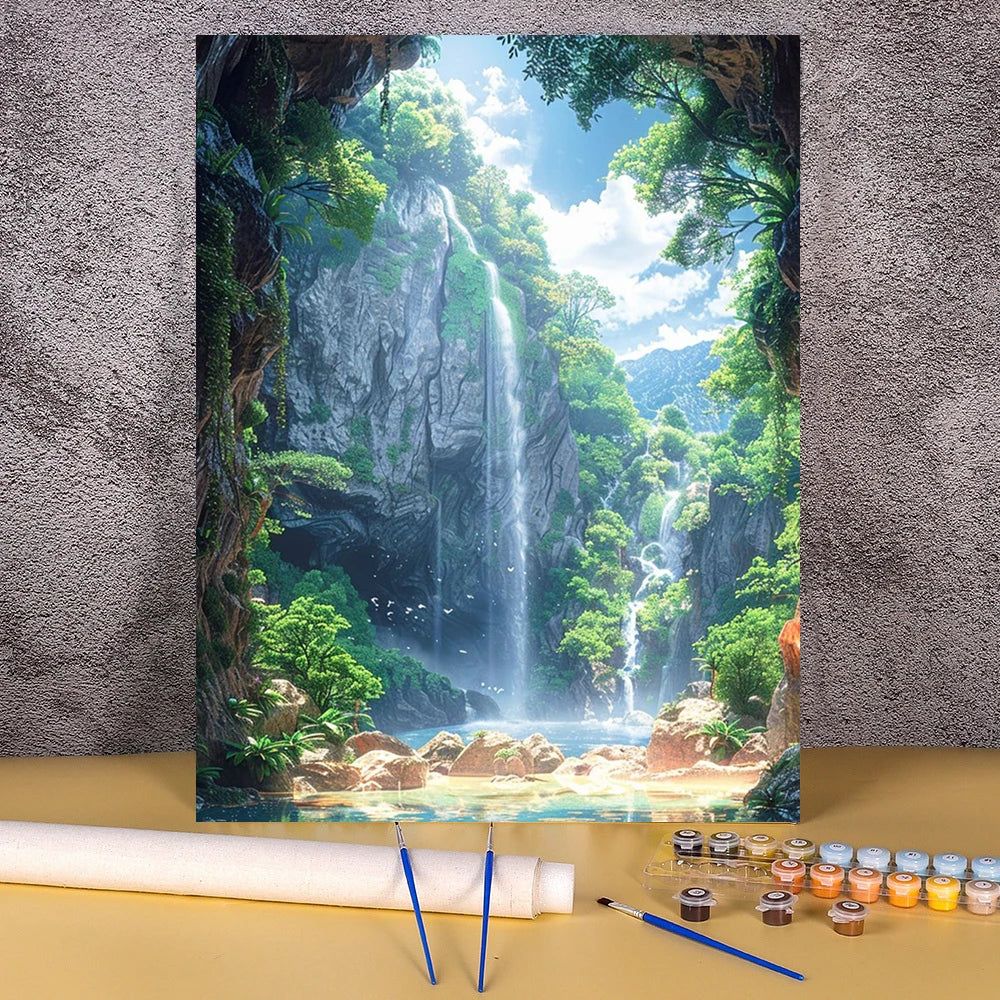 Forest and Mountains Paint By Numbers Kits