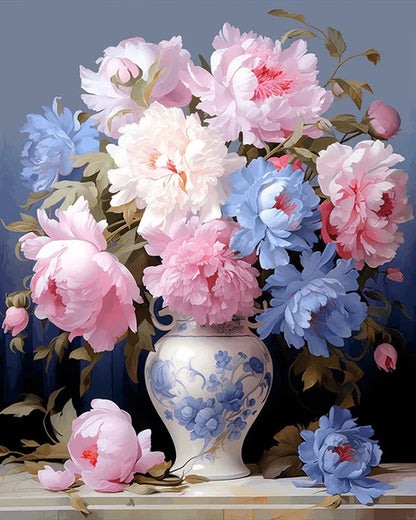 Paint By Number Flower Kits