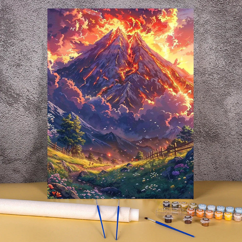 Forest and Mountains Paint By Numbers Kits