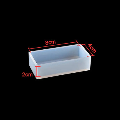 Silicone Cylinder, Hexagon, Square, Rectangle or Cuboid Resin Molds or Candle Making Molds - Different Sizes Available