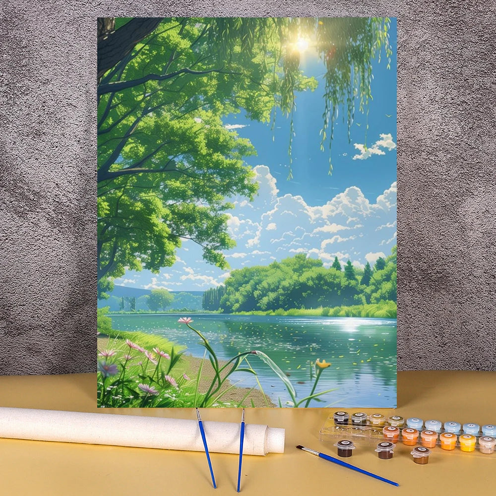 Forest and Mountains Paint By Numbers Kits