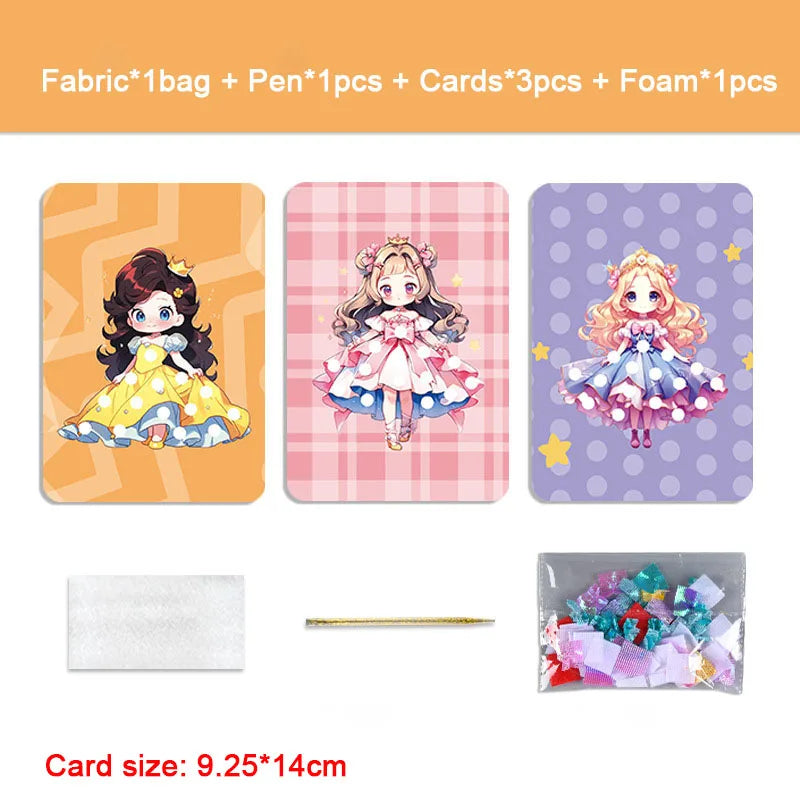 Children's Fabric Art - Poke and Puncture Painting for Kids
