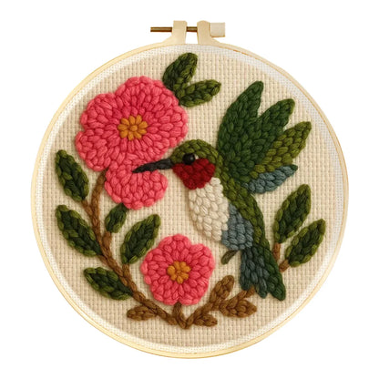 Punch Needle Embroidery Kit - Variety of Birds