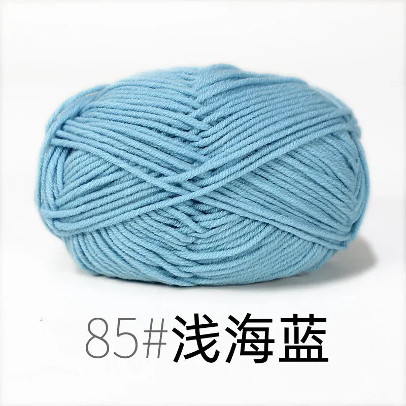 Organic Cotton Yarn 4ply - 1 Ball is 50g of Soft Yarn