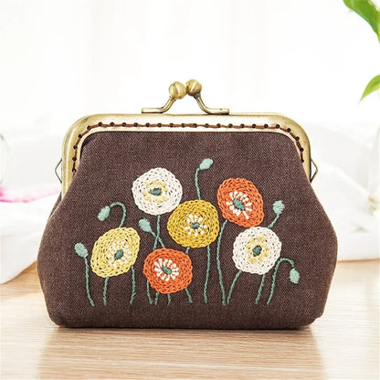 Embroidery Coin Purse Kit