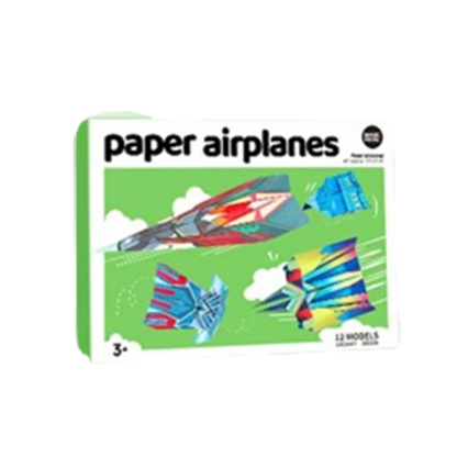 12 Models Paper Handmade Airplane Origami Art