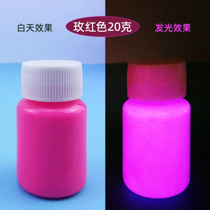 15g Bottle Luminous Powder Pigment for Epoxy Resin Glow In The Dark Jewelry Making Supplies