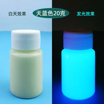 15g Bottle Luminous Powder Pigment for Epoxy Resin Glow In The Dark Jewelry Making Supplies