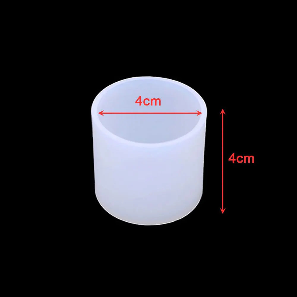 Silicone Cylinder, Hexagon, Square, Rectangle or Cuboid Resin Molds or Candle Making Molds - Different Sizes Available