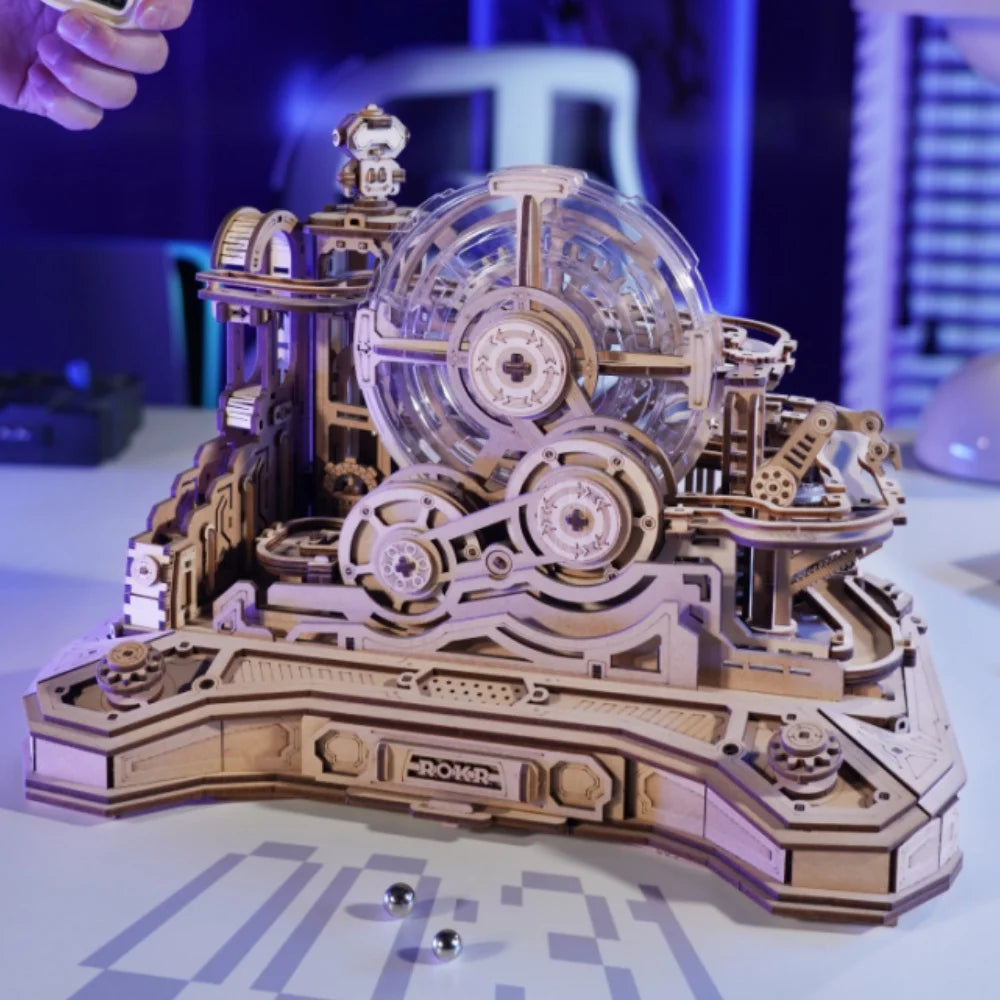 Pinball 3D Wooden Puzzle Kit
