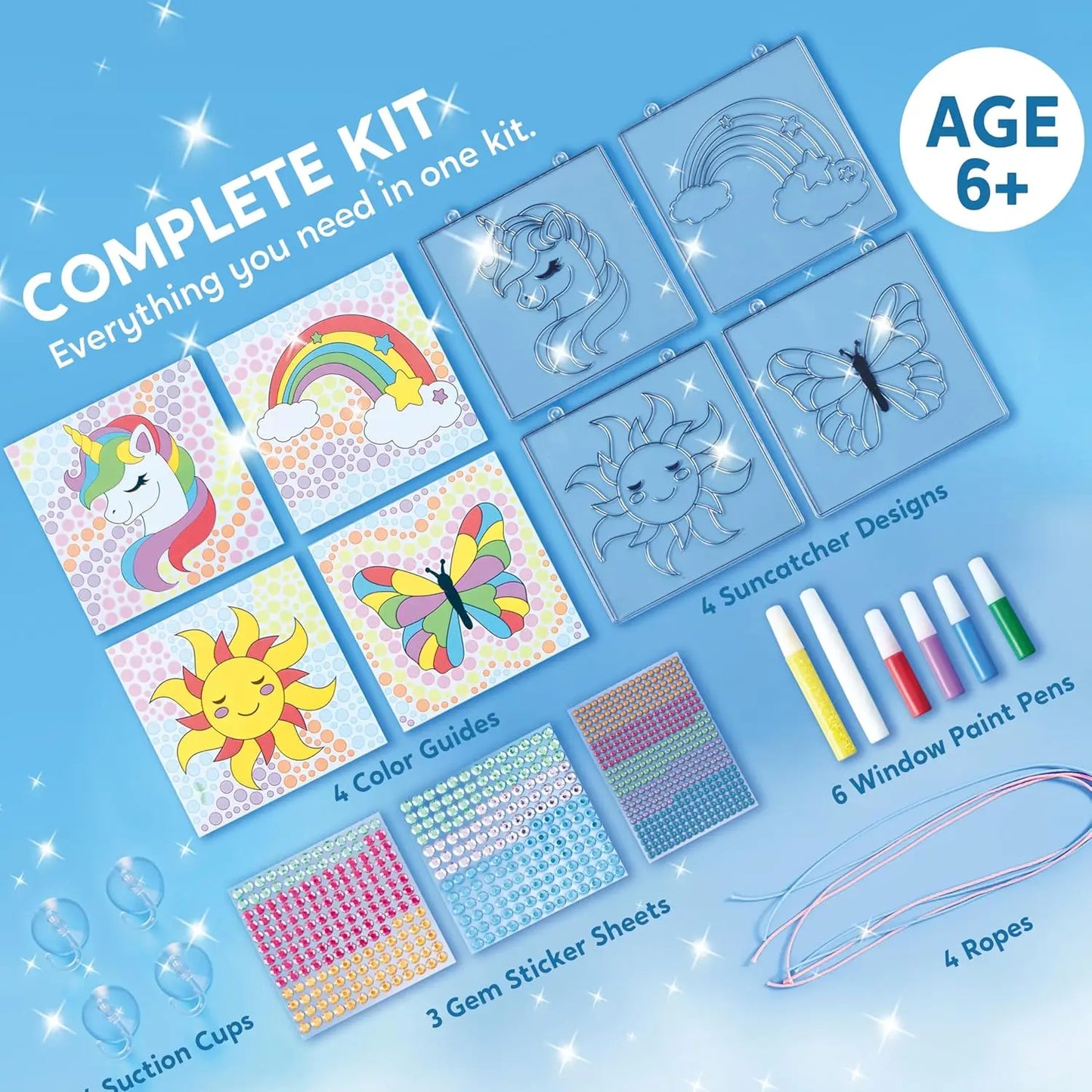 Window Art - Gems and Gels SunCatchers, Arts & Crafts for Kids