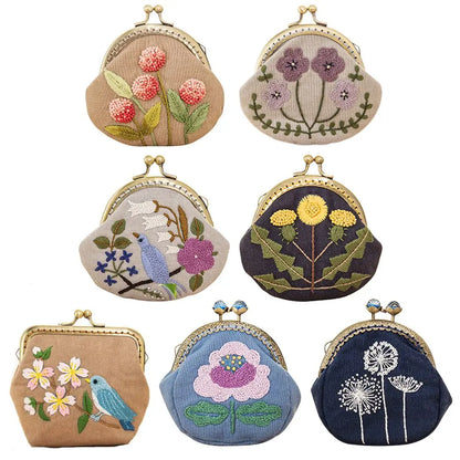 Embroidery Coin Purse Kit