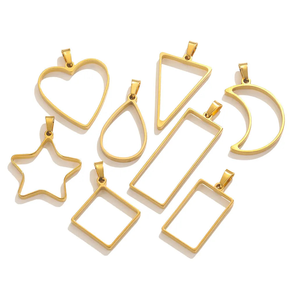 Variety of Charm or Pendant Frame Molds for UV Resin