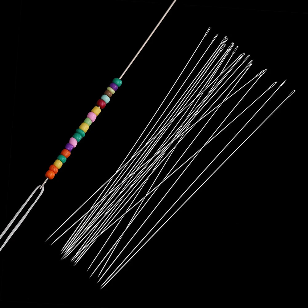 30pcs Stainless Steel Beading Needles