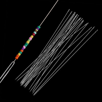 30pcs Stainless Steel Beading Needles