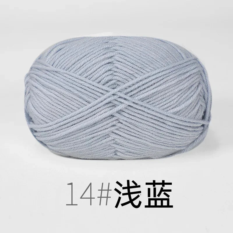 Organic Cotton Yarn 4ply - 1 Ball is 50g of Soft Yarn