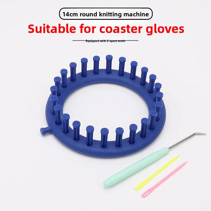 Beginners Plastic Knitting Loom - Round and Comb Tooth