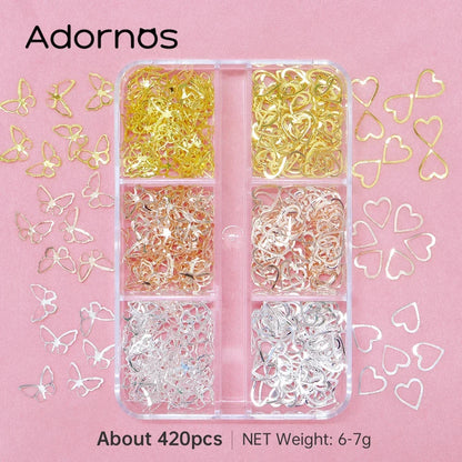 Variety of Metallic Stars, Moons, Butterflies and more - Resin Mold Fillers