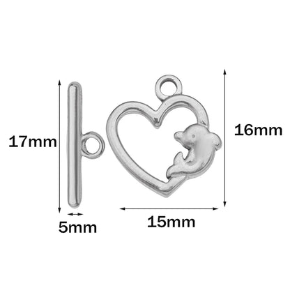 Stainless Steel Jewelry T-Bar Clasp/Connector for Necklace and Bracelet Making