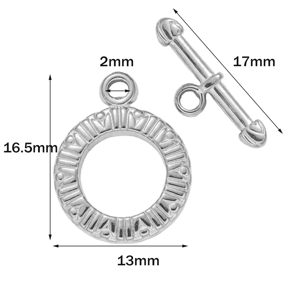 Stainless Steel Jewelry T-Bar Clasp/Connector for Necklace and Bracelet Making
