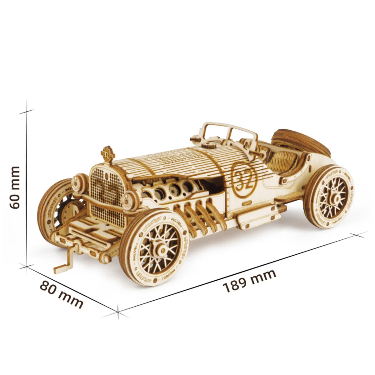 Classic Car and Train 3D Wooden Puzzle Kits