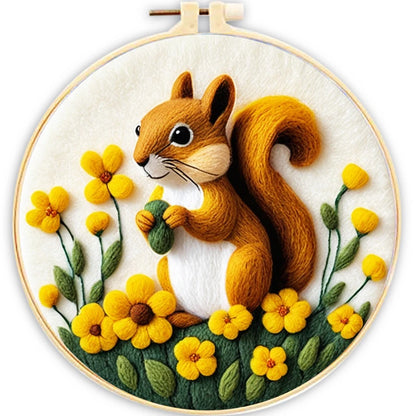 Animals or Flowers Wool Felting Kits