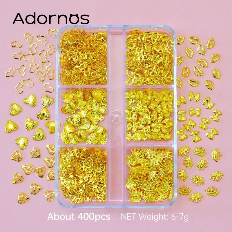 Variety of Metallic Stars, Moons, Butterflies and more - Resin Mold Fillers