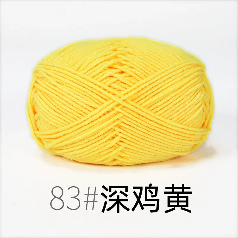 Organic Cotton Yarn 4ply - 1 Ball is 50g of Soft Yarn