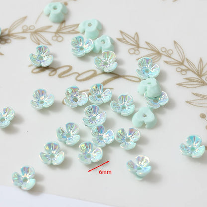 Mini Resin Flower Petals For Jewelry Making - 100pcs, 6mm