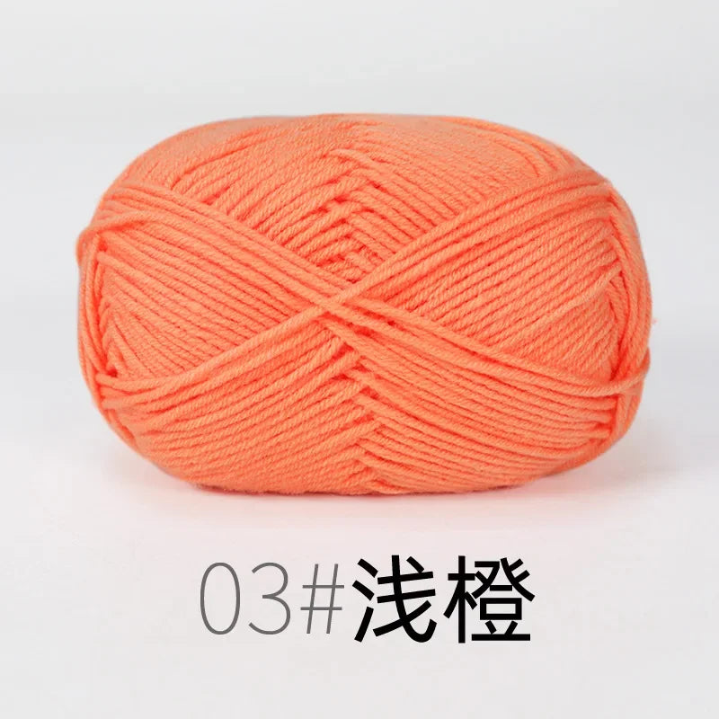 Organic Cotton Yarn 4ply - 1 Ball is 50g of Soft Yarn