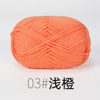 Organic Cotton Yarn 4ply - 1 Ball is 50g of Soft Yarn
