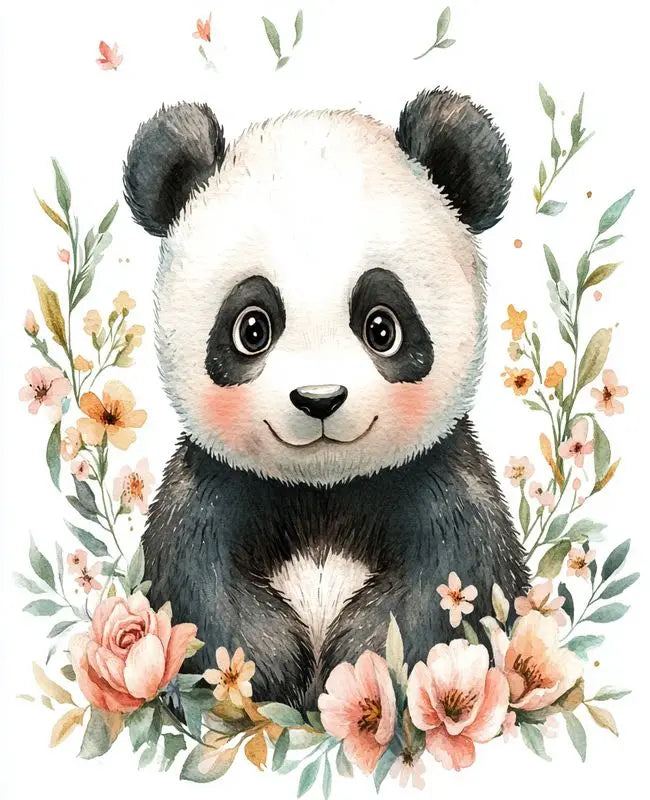 Cute Animals Paint By Number Kits - Perfect for a nursery and child's room