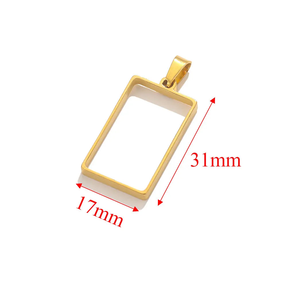 Variety of Charm or Pendant Frame Molds for UV Resin