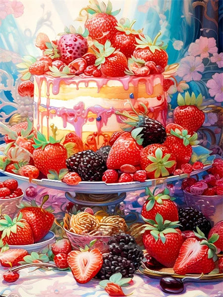 Fruit and Flowers Diamond Painting