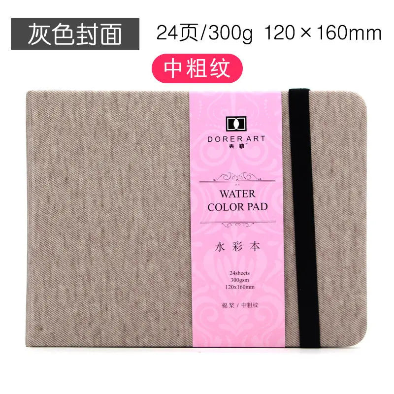 Watercolor Notebook, Medium Texture Watercolor Paper 300g