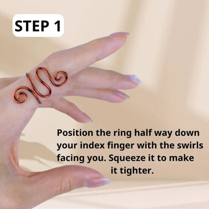 Adjustable Crochet Finger Ring