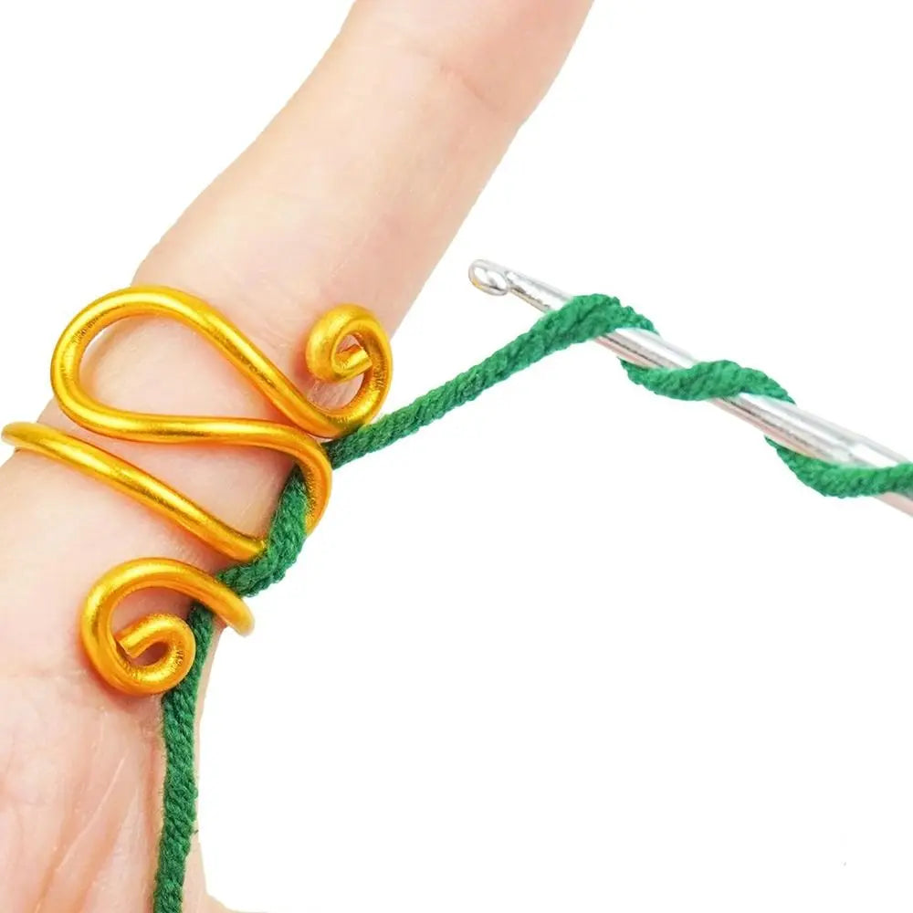 Adjustable Crochet Finger Ring