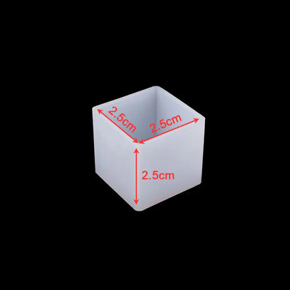 Silicone Cylinder, Hexagon, Square, Rectangle or Cuboid Resin Molds or Candle Making Molds - Different Sizes Available
