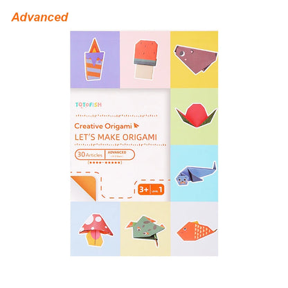 Origami Kit - 30 Sheets of Origami Paper - Guiding Book for Beginners