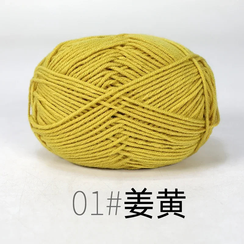 Organic Cotton Yarn 4ply - 1 Ball is 50g of Soft Yarn