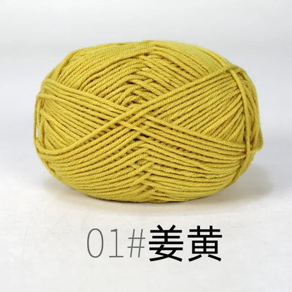 Organic Cotton Yarn 4ply - 1 Ball is 50g of Soft Yarn