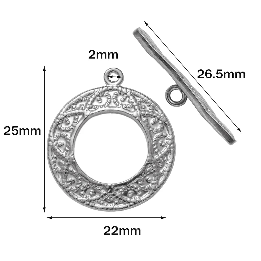 Stainless Steel Jewelry T-Bar Clasp/Connector for Necklace and Bracelet Making