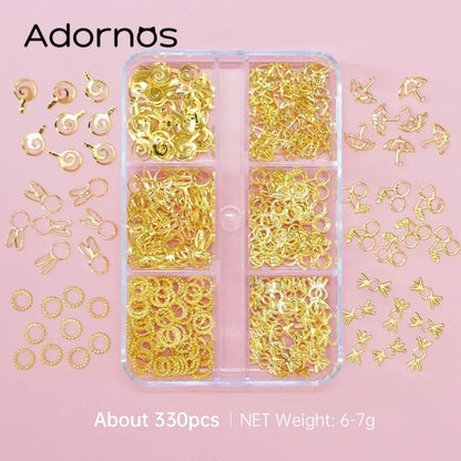 Variety of Metallic Stars, Moons, Butterflies and more - Resin Mold Fillers