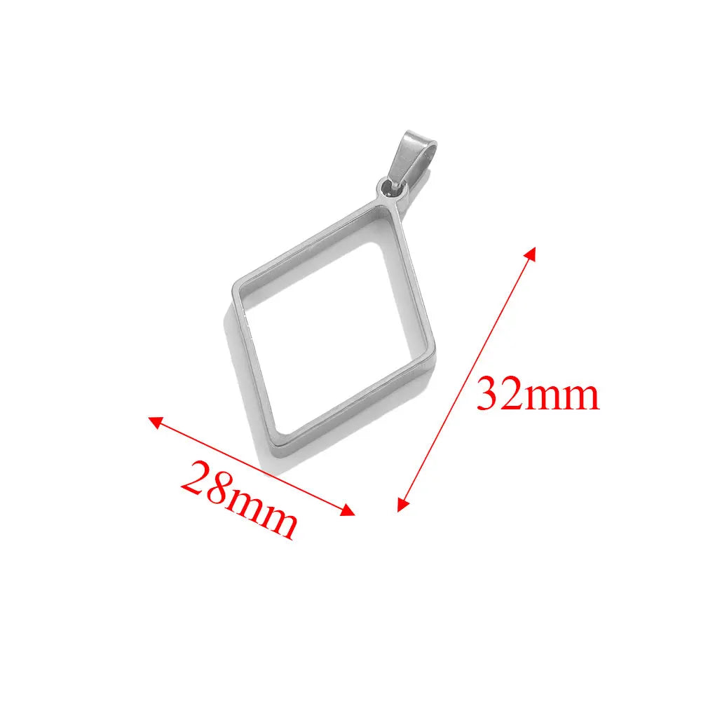 Variety of Charm or Pendant Frame Molds for UV Resin