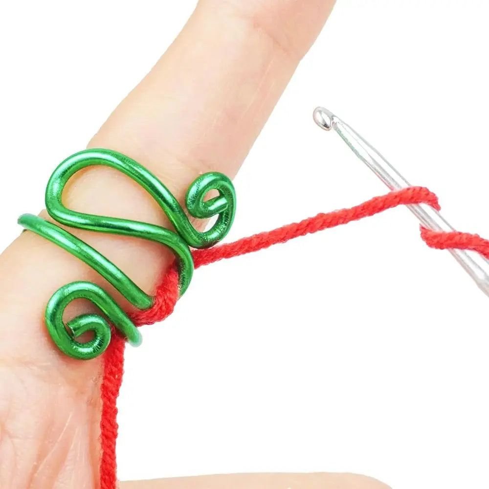 Adjustable Crochet Finger Ring