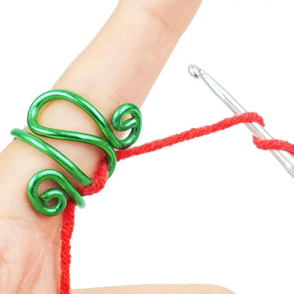 Adjustable Crochet Finger Ring