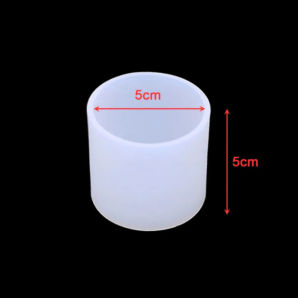 Silicone Cylinder, Hexagon, Square, Rectangle or Cuboid Resin Molds or Candle Making Molds - Different Sizes Available